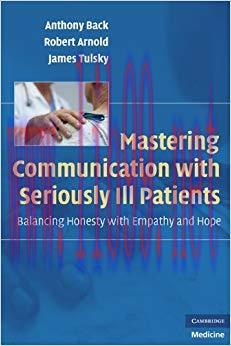 (PDF)Mastering Communication with Seriously Ill Patients: Balancing Honesty with Empathy and Ho...