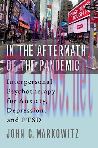 [AME]In the Aftermath of the Pandemic: Interpersonal Psychotherapy for Anxiety, Depression, and...