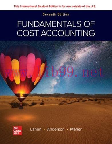 [FOX-Ebook]Fundamentals of Cost Accounting, 7th Edition