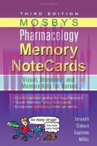 [AME]Mosby’s Pharmacology Memory NoteCards: Visual, Mnemonic, and Memory Aids for Nurses, 3e (E...