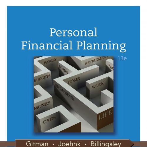 Personal Financial Planning 13th Edition