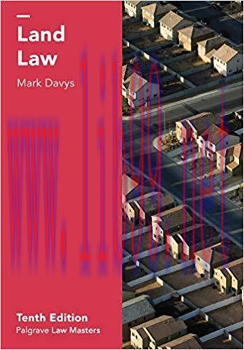[PDF]Land Law 10th Edition [Mark Davys]