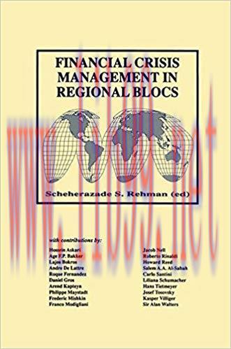 (PDF)Financial Crisis Management in Regional Blocs 1998 Edition