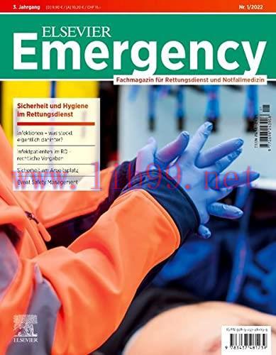 [AME]Elsevier Emergency. Sicherheit und Hygiene im Rettungsdienst. 1/2022: Fachmagazin für Rett...