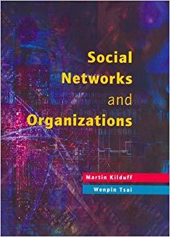 (PDF)Social Networks and Organizations 1st Edition
