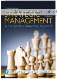 （TB）Strategic Management A Competitive Advantage Approach, Concepts and Cases 17th Edition.zip