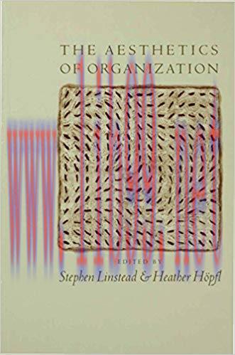 (PDF)The Aesthetics of Organization 1st Edition