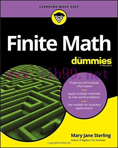 [FOX-Ebook]Finite Math For Dummies