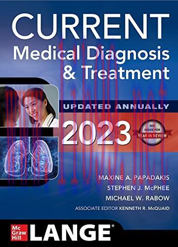 [AME]CURRENT Medical Diagnosis and Treatment 2023 (Original PDF)