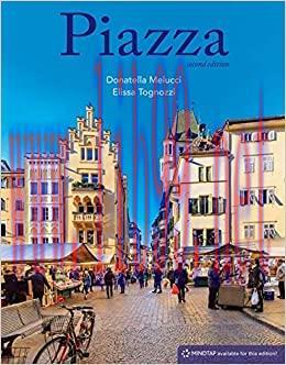 (PDF)Piazza, Student Edition: Introductory Italian (MindTap Course List)