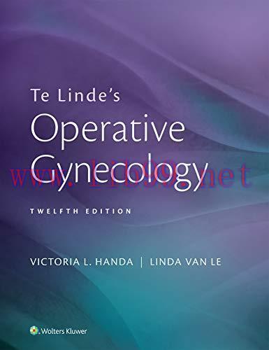 [Html]Te Linde’s Operative Gynecology 12th Edition
