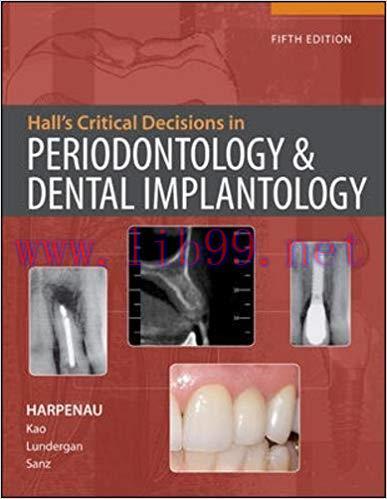 [PDF]Hall’s Critical Decisions in Periodontology, 5th Edition