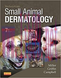 (PDF)Muller and Kirk’s Small Animal Dermatology – E-BOOK 7th Edition