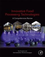 Volume 1-Innovative Food Processing Technologies A Comprehensive Review Reference Work • 2021