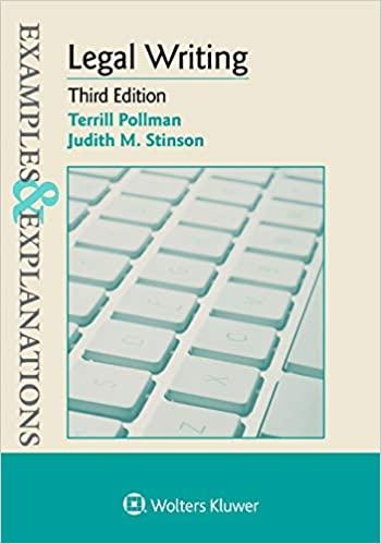 (PDF)Legal Writing (Examples & Explanations)