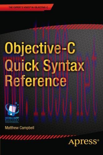 [FOX-Ebook]Objective-C Quick Syntax Reference