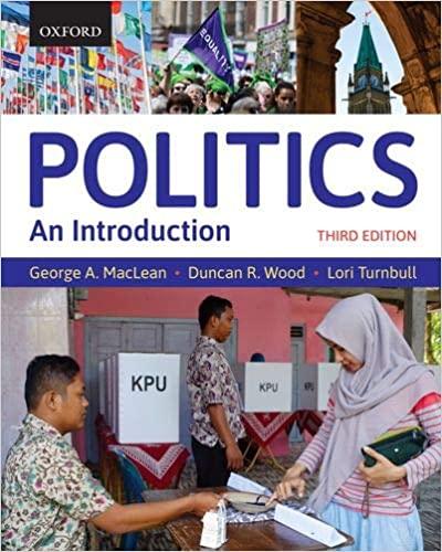 Politics An Introduction 3rd Canadian Edition [George A. MacLean]