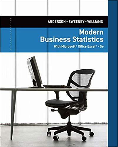 (TB)Modern Business Statistics with Microsoft Excel®, 5th Edition.zip