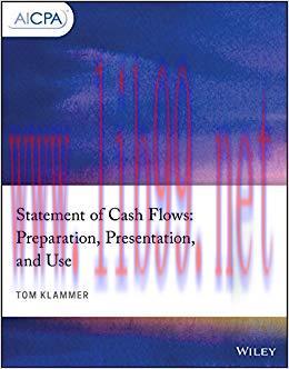(PDF)Statement of Cash Flows: Preparation, Presentation, and Use (AICPA) 1st Edition