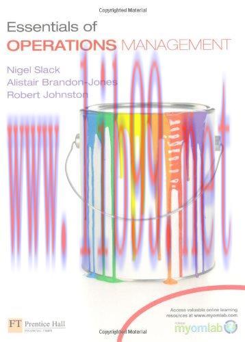 [FOX-Ebook]Essentials of Operations Management with Myomla