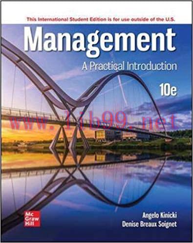 [PDF]ISE EBook Management a practical introduction 10E [Angelo Kinicki]