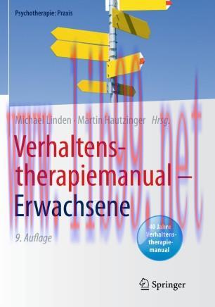 Verhaltenstherapiemanual – Erwachsene