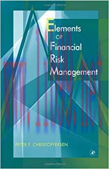 (PDF)Elements of Financial Risk Management 1st Edition