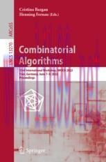 [PDF]Combinatorial Algorithms: 33rd International Workshop, IWOCA 2022, Trier, Germany, June 7–...