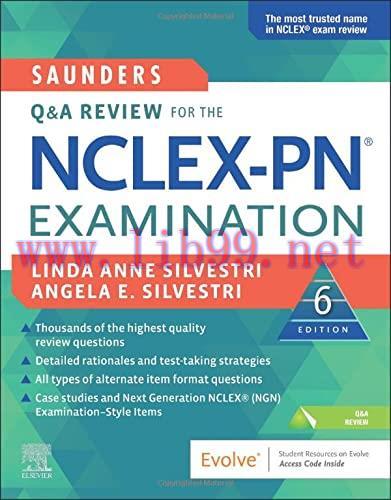 [AME]Saunders Q & A Review for the NCLEX-PN® Examination, 6th edition (Original PDF)