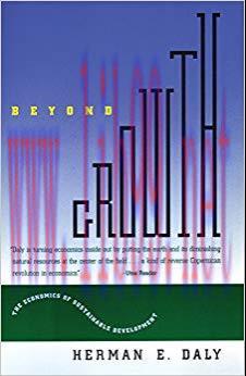 Beyond Growth: The Economics of Sustainable Development