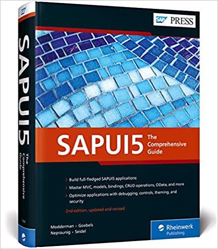 SAPUI5 The Comprehensive Guide 2E