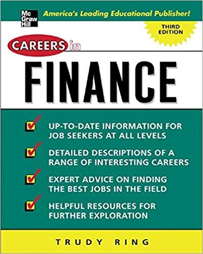 (PDF)Careers in Finance (Careers in…Series) 3rd Edition