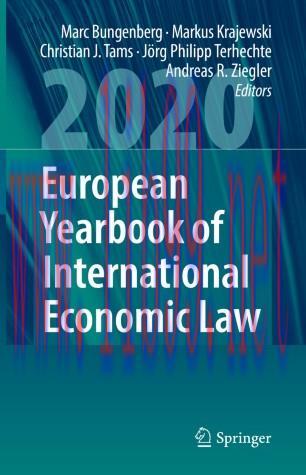 European Yearbook of International Economic Law 2020