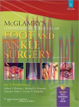 [AME]McGlamry's Comprehensive Textbook of Foot and Ankle Surgery, 2-Volume Set, 4th Edition (OR...