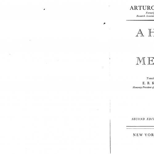 A History of Medicine（Arturo Castiglioni，意大利，1958,1192p）