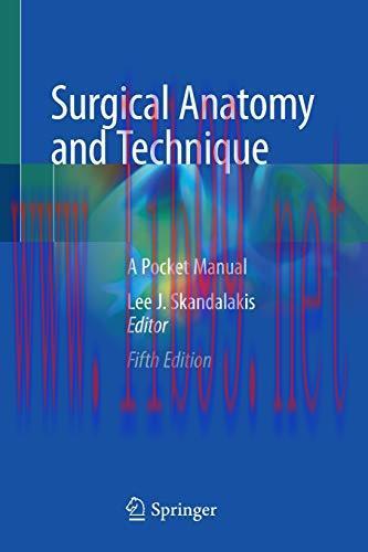 [AME]Surgical Anatomy and Technique: A Pocket Manual, 5th Edition (Original PDF)
