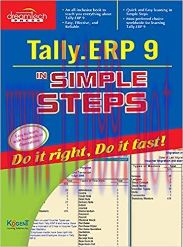 (PDF)Tally .ERP 9 in Simple Steps