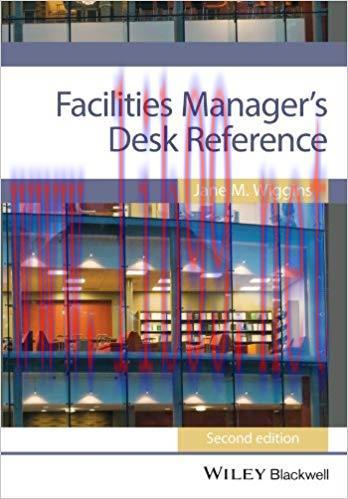 (PDF)Facilities Manager’s Desk Reference 2nd Edition