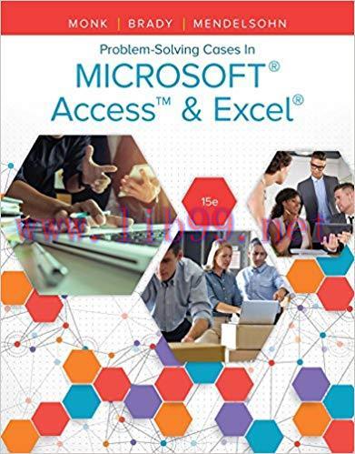 (PDF)Problem Solving Cases In Microsoft Access & Excel 15th Edition