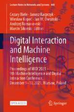 [PDF]Digital Interaction and Machine Intelligence: Proceedings of MIDI’2021 – 9th Machine Intel...
