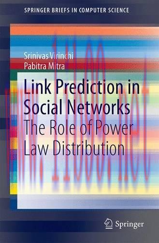 [FOX-Ebook]Link Prediction in Social Networks: Role of Power Law Distribution