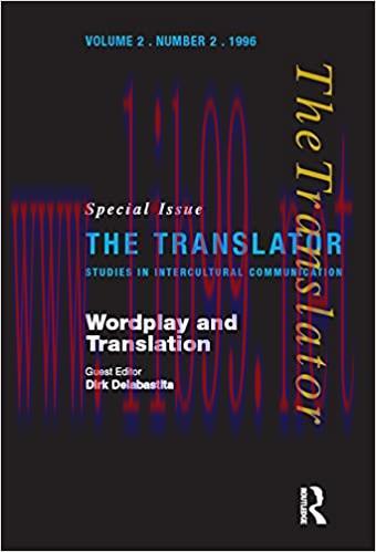 (PDF)Wordplay and Translation: Special Issue of ‘The Translator’ 2/2 1996 (Translator S)