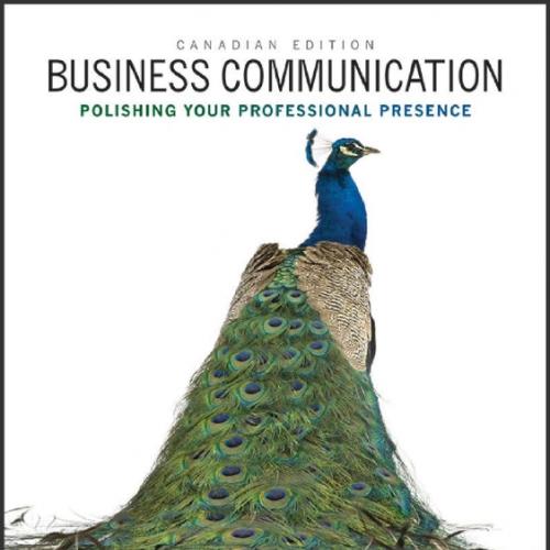 (Test Bank)Business Communication Polishing Your Professional Presence,1st Canadian Edition.zip