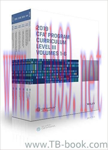 CFA Program Curriculum 2019 Level III Volumes 1-6 Box Set 1st Edition by CFA Institute 课本