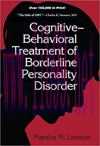 (PDF)Cognitive-Behavioral Treatment of Borderline Personality Disorder (Diagnosis and Treatment...