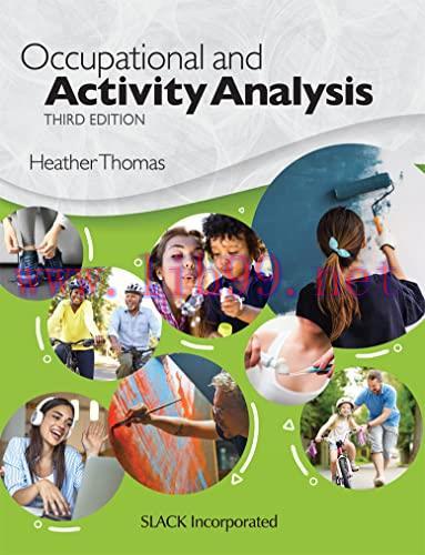 [AME]Occupational and Activity Analysis, 3rd Edition (Original PDF)