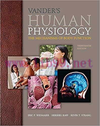 (PDF)Vander’S Human Physiology, 13E, With Access Code For Connect Plus 13th Edition
