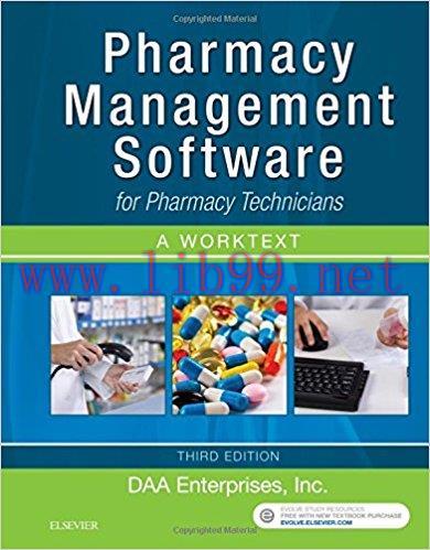[AME]Pharmacy Management Software for Pharmacy Technicians: A Worktext, 3rd Edition (Original P...