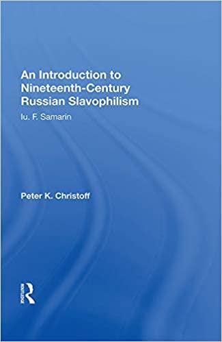 (PDF)An Introduction To Nineteenth-century Russian Slavophilism Iu. F. Samarin