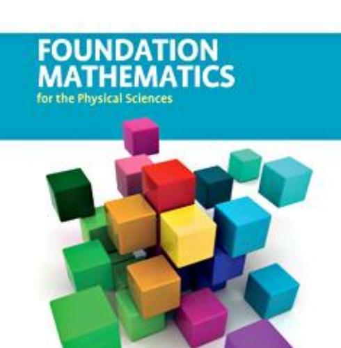 Cambridge University Press Foundation Mathematics for the Physical Sciences 0521192730